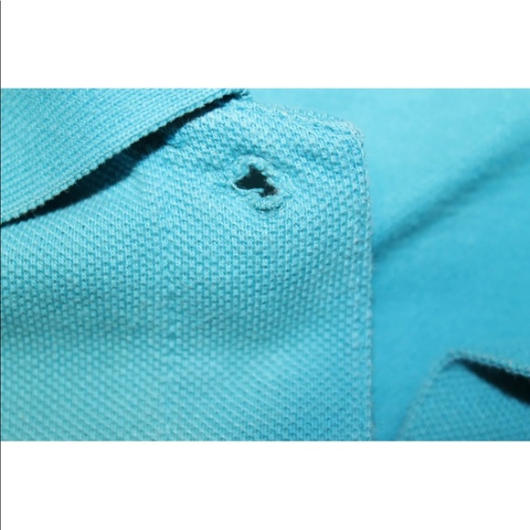 Lacoste Women Ocean Blue Polo Shirt Short Sleeve 6 - Picture 4 of 10